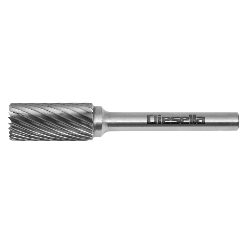 Fræsestift HM Ø12 × 25 mm form B (Single cut) med Ø6 mm skaft
