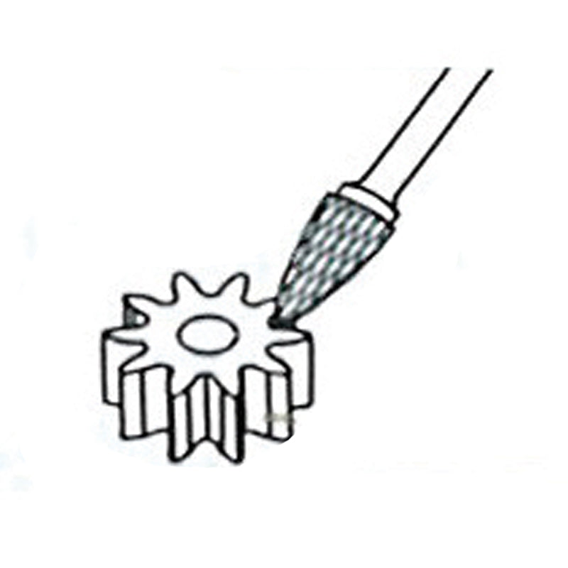 Fræsestift HM Ø6 × 13 mm form M (Single cut) med Ø6 mm skaft