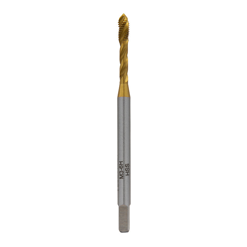 Spiraltap M3 × 0,50 HSS-TIN 35° DIN 371