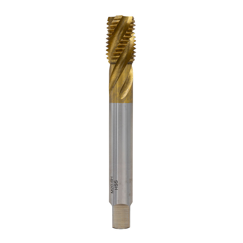 Spiraltap M20 × 2,50 HSS-TIN 35° DIN 376
