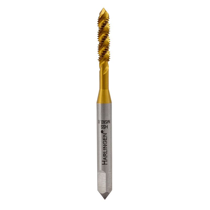 Spiraltap M5 × 0,80 HSS-TIN 45° DIN 371
