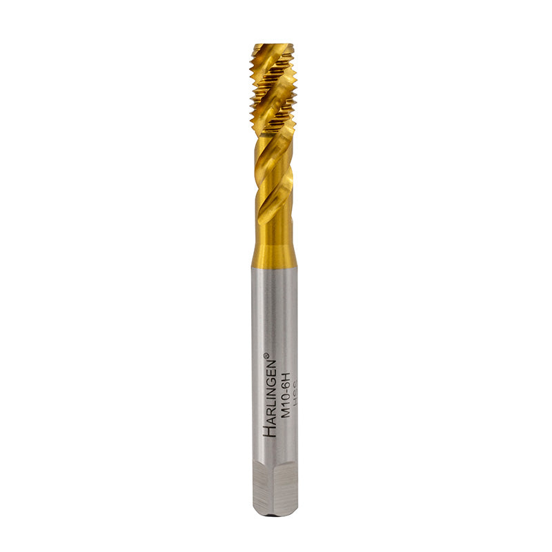 Spiraltap M10 × 1,50 HSS-TIN 45° DIN 371