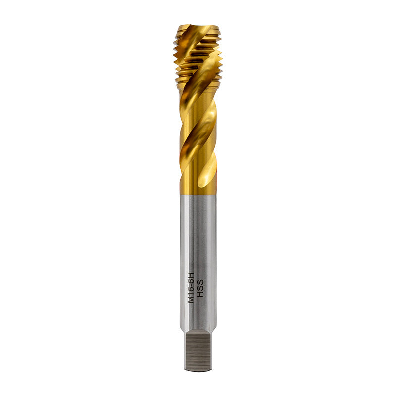 Spiraltap M16 × 2,00 HSS-TIN 45° DIN 376