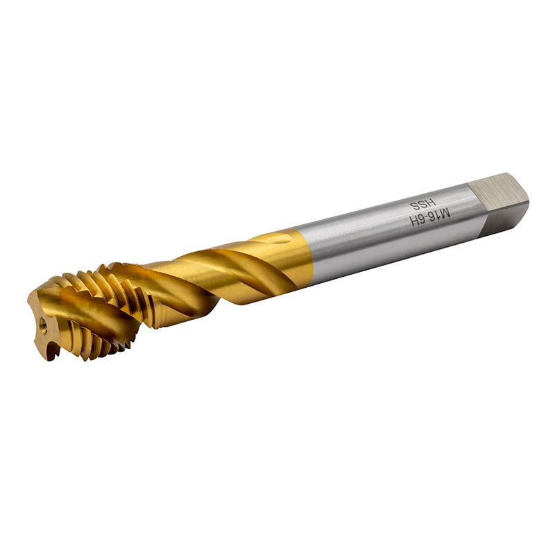 Spiraltap M16 × 2,00 HSS-TIN 45° DIN 376