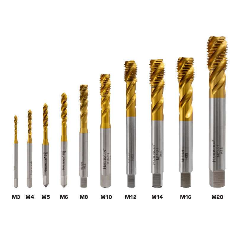 Spiraltap M4 × 0,70 HSS-TIN 45° DIN 371