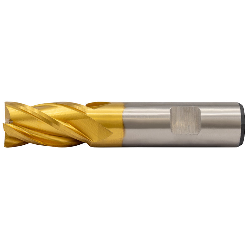 Endefræser 20 mm HSS-TiN Z=4 DIN 844