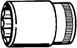 50a top 1 1/16", firkant 1/2"