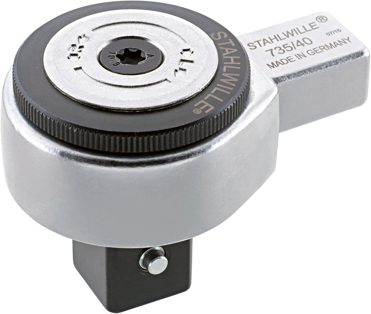 735/40 fintandet indstiksskralde firkant 3/4", indstik 14 × 18 mm