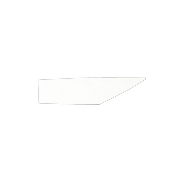 Keramisk skraberklinge CR2200 konveks form