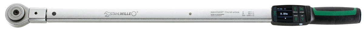 MANOSKOP 714R/40 eClick elektromekanisk vinkel-momentnøgle 40–400 Nm