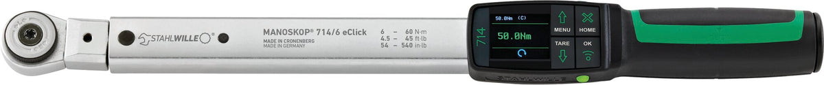 MANOSKOP 714R/6 eClick elektromekanisk vinkel-momentnøgle 6–60 Nm