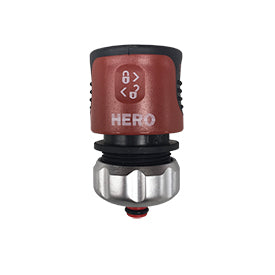 Slangekobling 3/4"" - m/stop