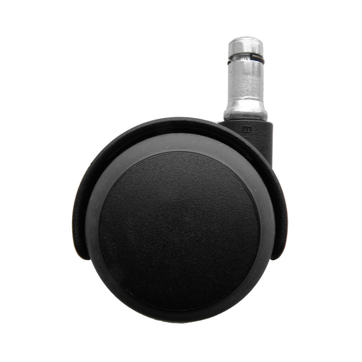 Dobbelt reservehjul Ø50 mm letløbende med Ø11 mm stift med PU-bane