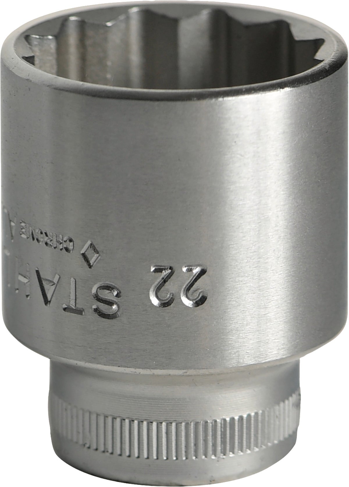 45 top 22 mm, firkant 3/8"