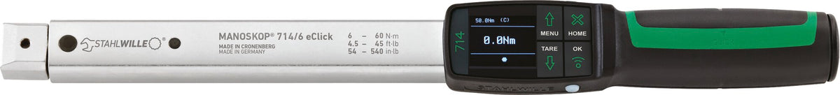 MANOSKOP 714/6 eClick elektromekanisk vinkel-momentnøgle 6–60 Nm