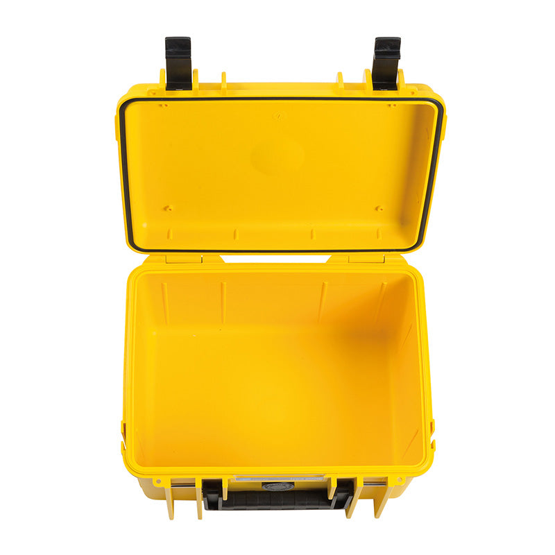 OUTDOOR-kuffert i gul 250 × 175 × 155 mm med skumpolstring, 6,6 l, model 2000/Y/SI