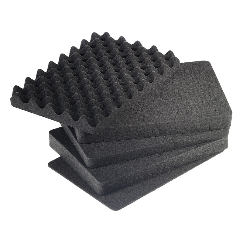 OUTDOOR-kuffert i gul 250 × 175 × 155 mm med skumpolstring, 6,6 l, model 2000/Y/SI