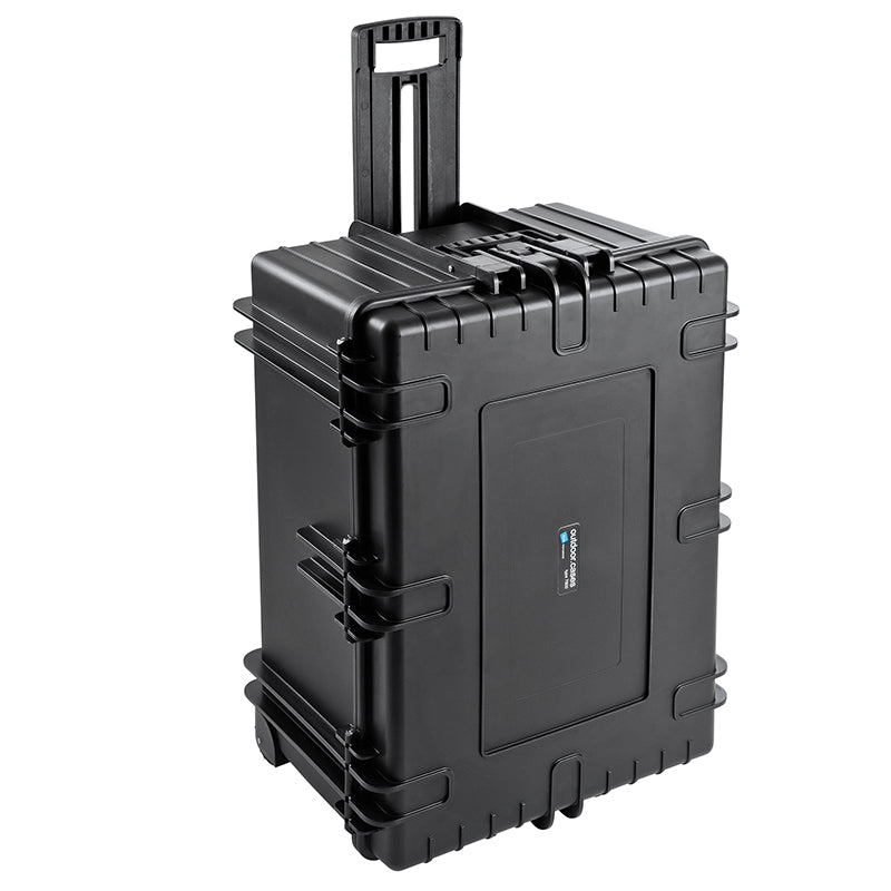 OUTDOOR-kuffert (tom, sort) 770 × 540 × 378 mm, 157 l, model 7800/B/EMPTY