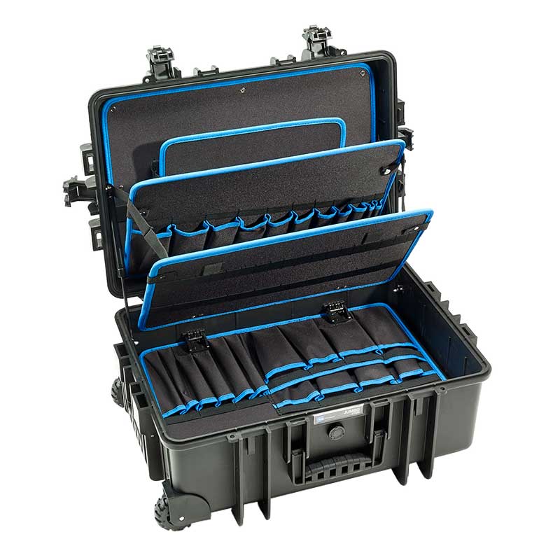 JUMBO 6700 værktøjskuffert med lommer 539 × 359 × 225 mm, 43,5 l, model 117.19/P