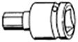 54IMP skruetrækkertop 14 mm, firkant 1/2"