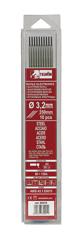 Rutile elektroder Ø 2,5 x 300 mm, 15 stk
