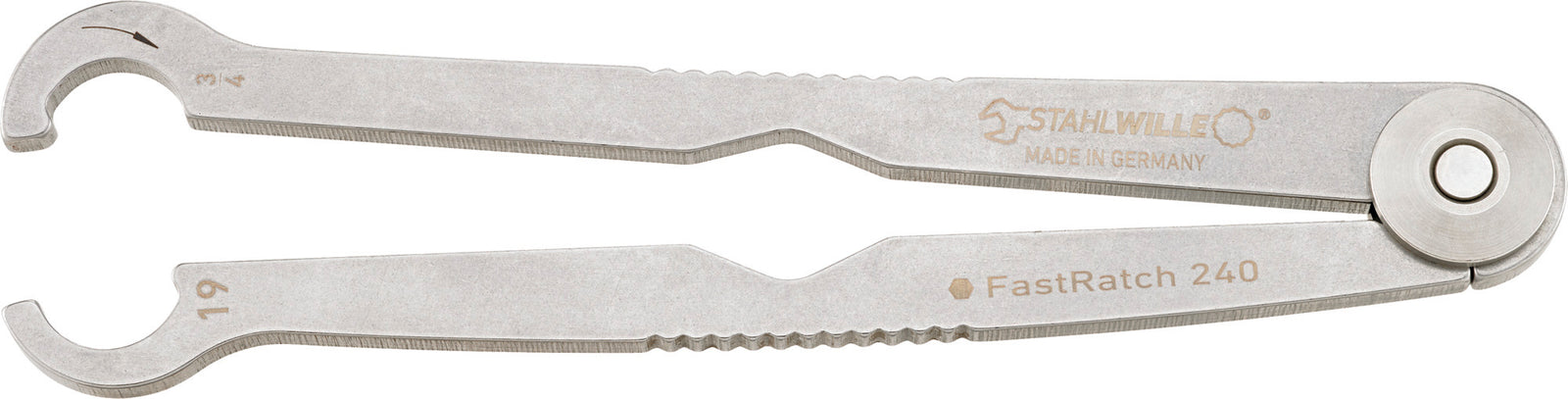 FastRatch 240 åben ringskraldenøgle 19 mm (3/4")