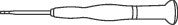 4751 elektronikskruetrækker kærv 0,3 × 1,8 mm, 60 mm