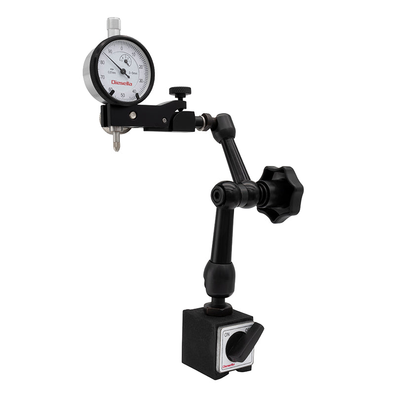 Minimagnetstander med måleur (art. 10384210 + art. 10330610)