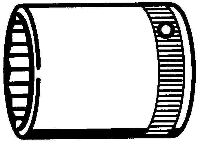 40D top 7 mm, firkant 1/4"