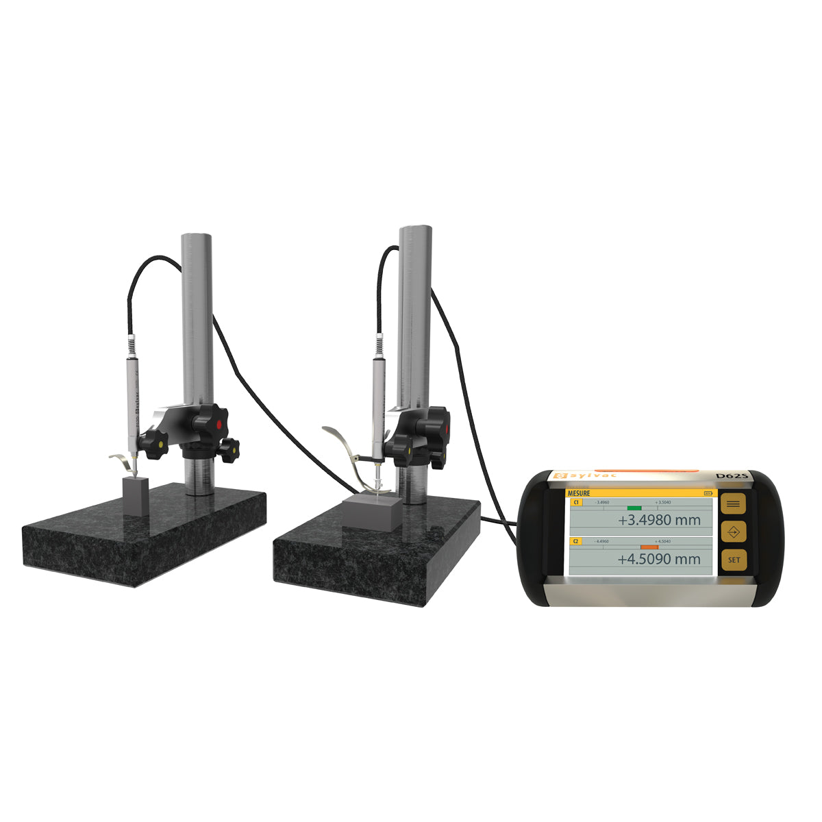Digitalt display D62S til P12D Absolute digital probe med M8-tilslutning (uden Bluetooth)