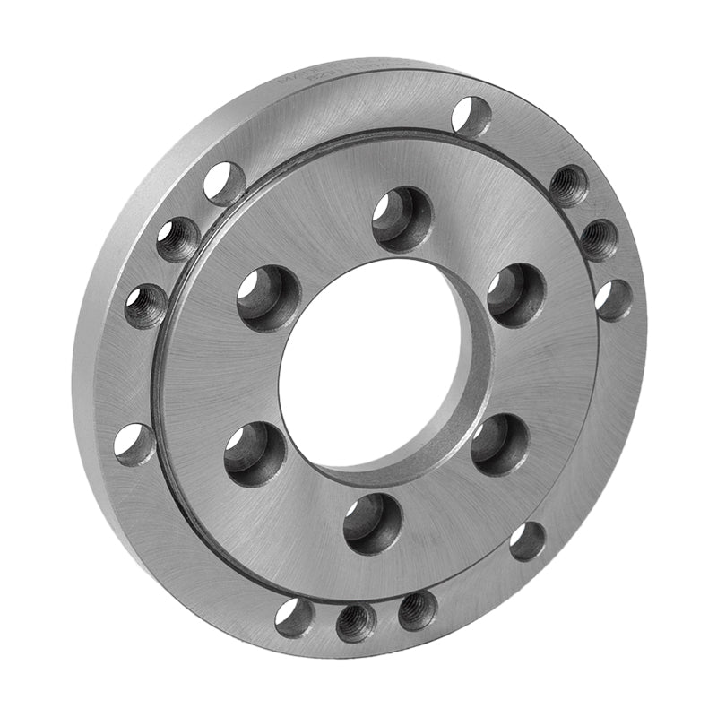 Adapter Ø160 mm, DIN 55026, til centrerpatron med flange DIN 6350, kegle 5 (8210–160–5A2-X)