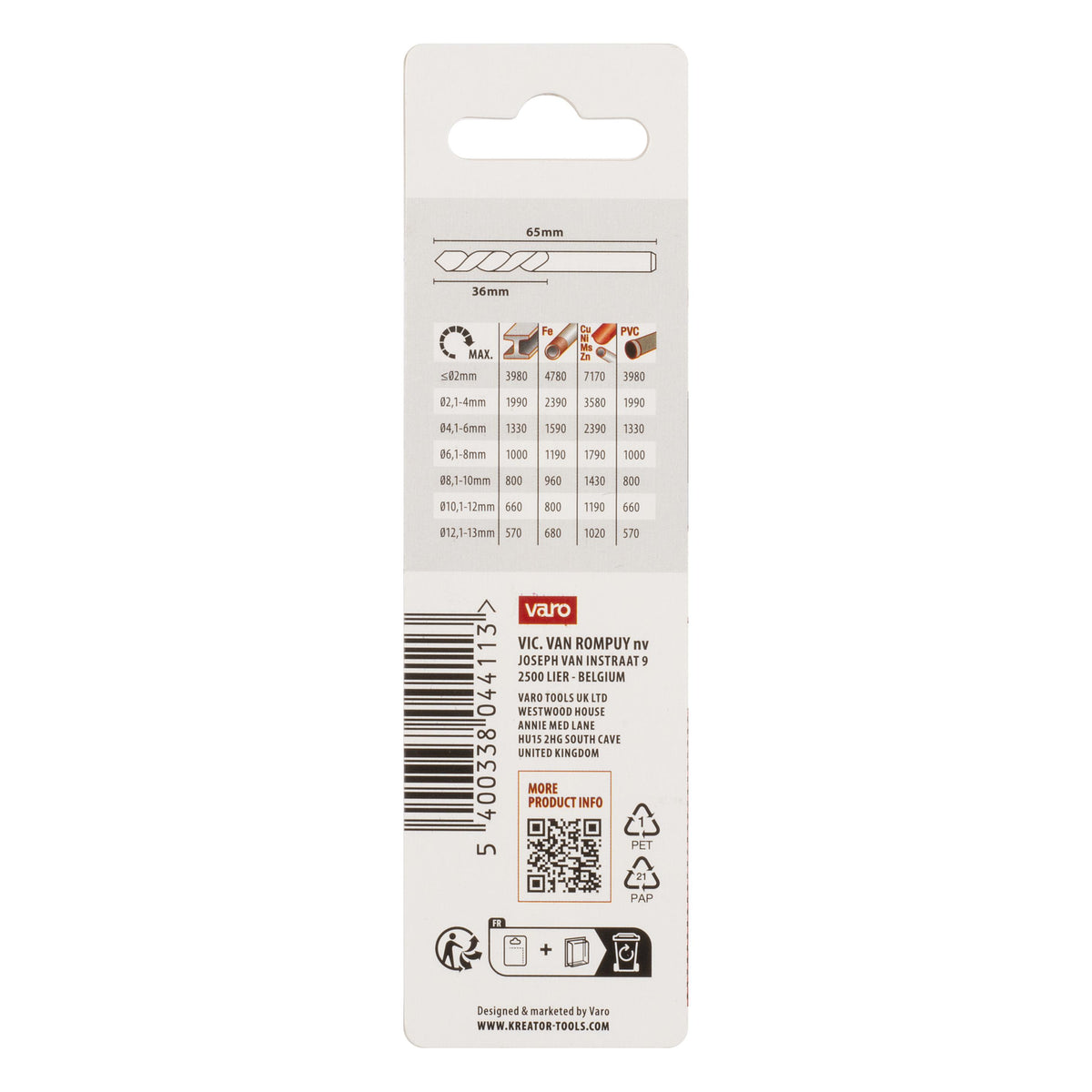 HSS metalbor 3,2 mm