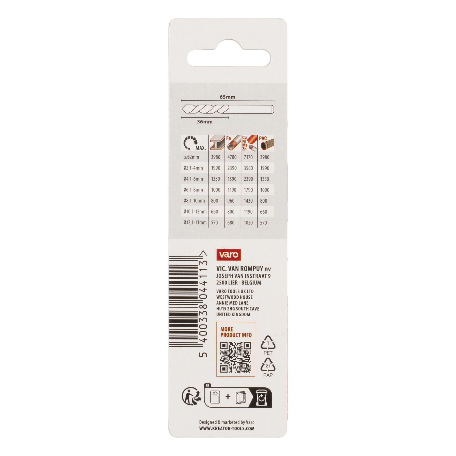 HSS metalbor 3,2 mm