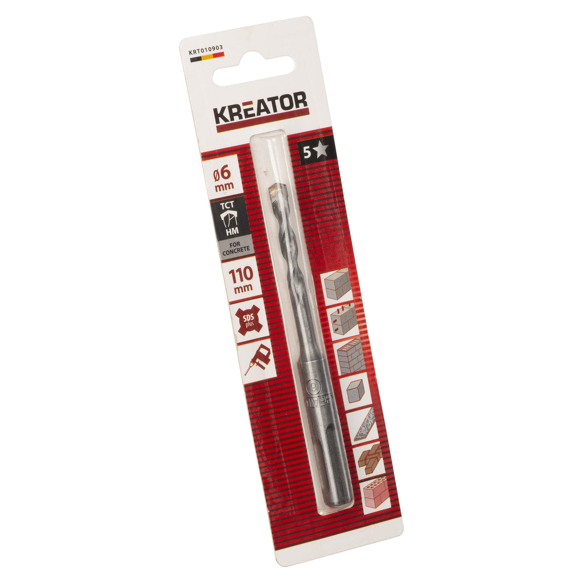 SDS plus Hammerbor 6,0 mm x 110 mm