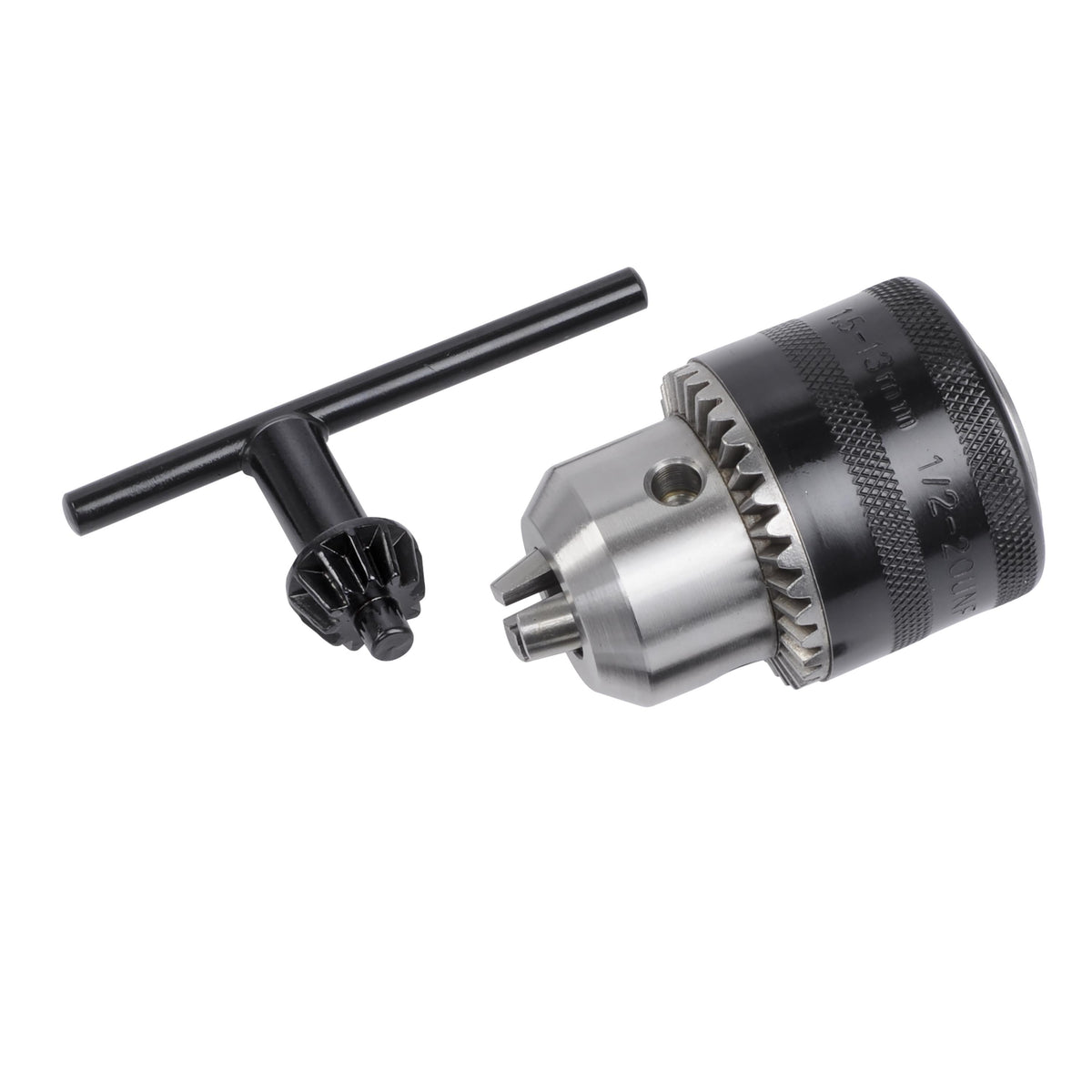Borepatron tandkrans 1,5-13 mm med nøgle