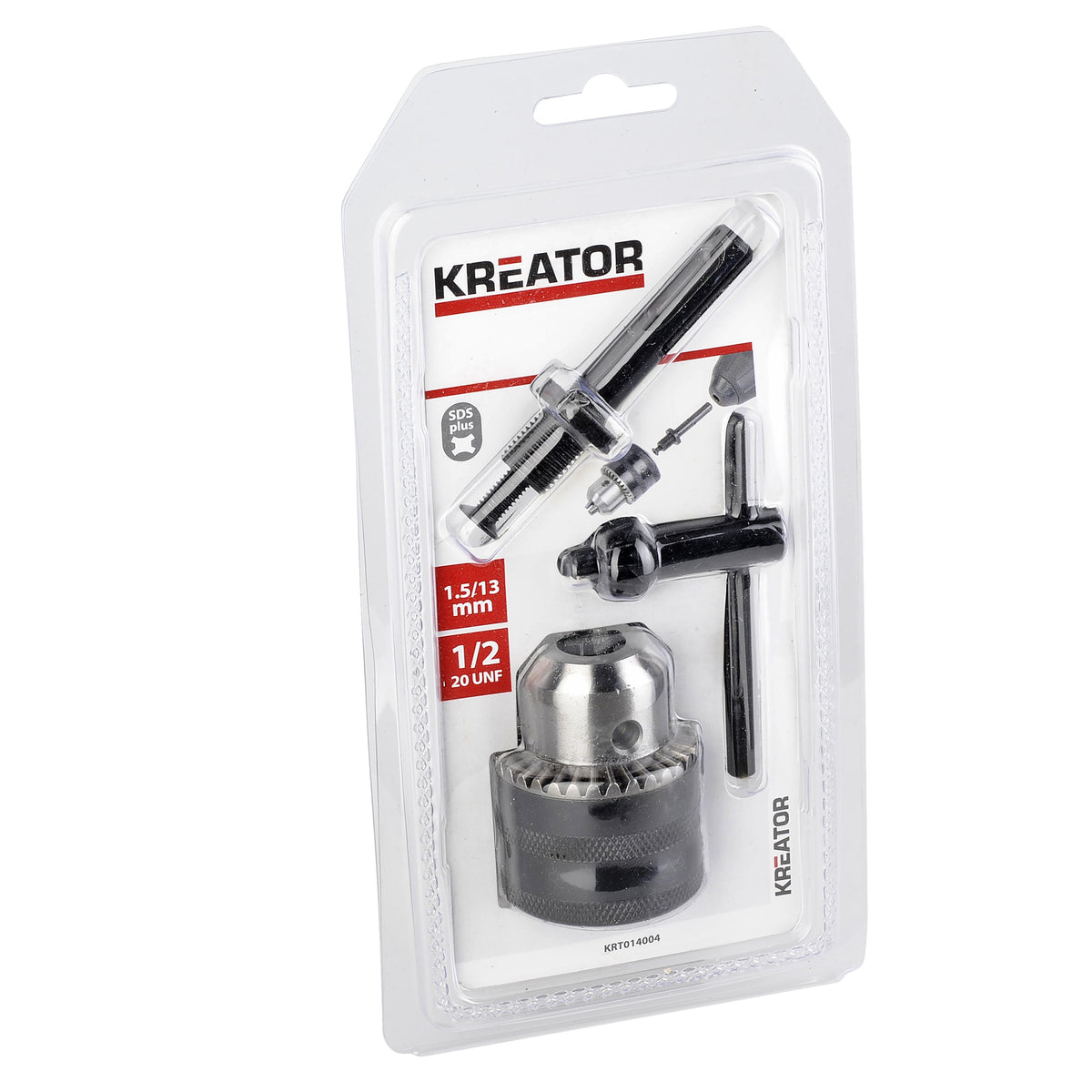 Borepatron tandkrans 1,5-13 mm med nøgle