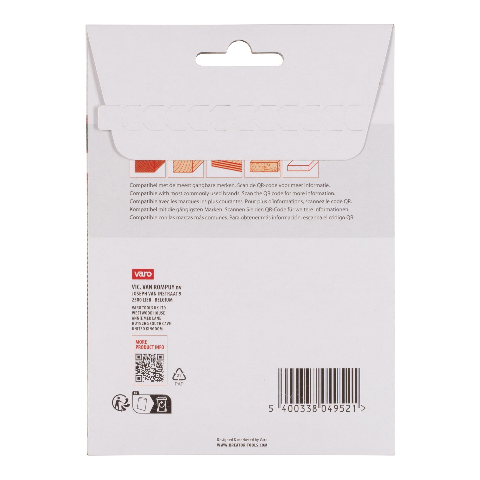 Slibemus sliberpapir K240 5 stk. VELCRO
