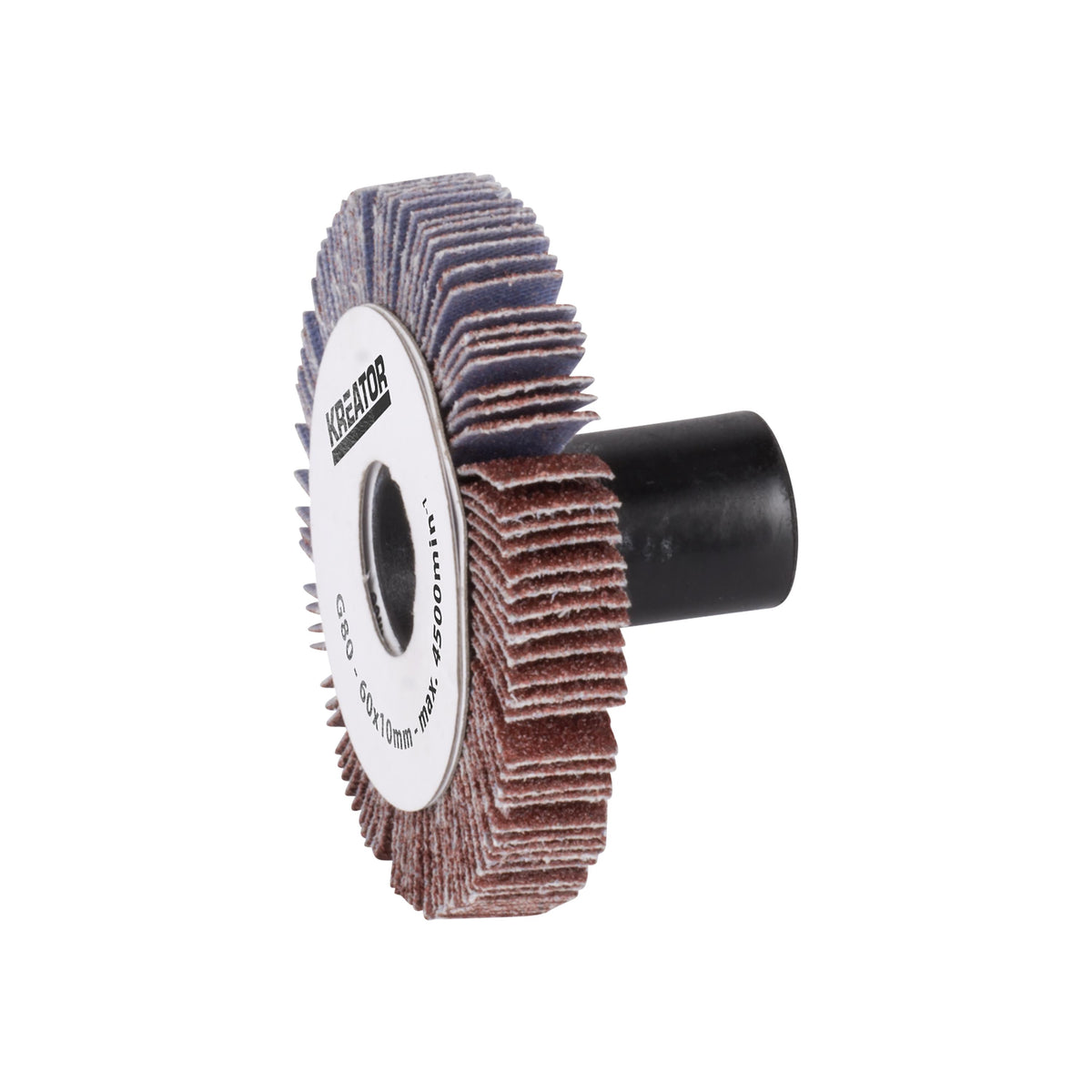 Lamelslibeskive korn 80 - Ø60 x 10 mm