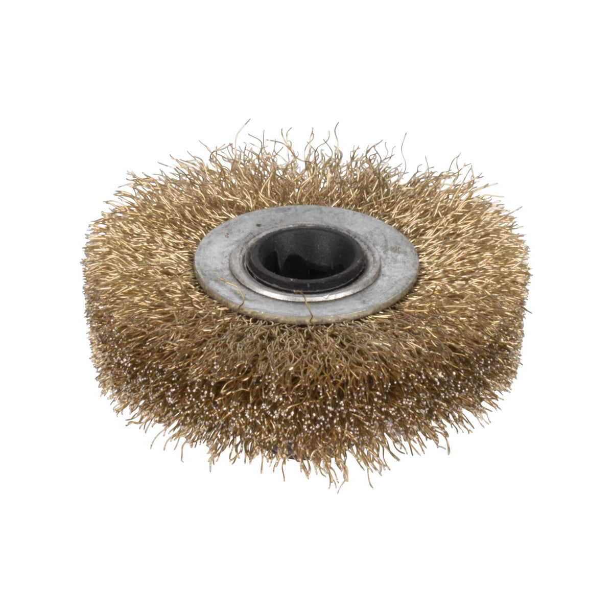 Messingbørste - Ø 60 x 10 mm