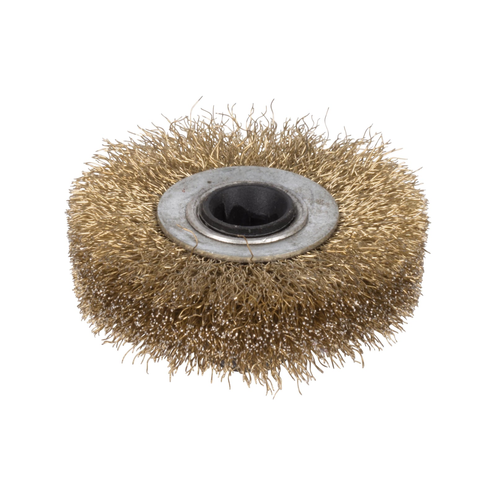 Messingbørste - Ø 60 x 10 mm