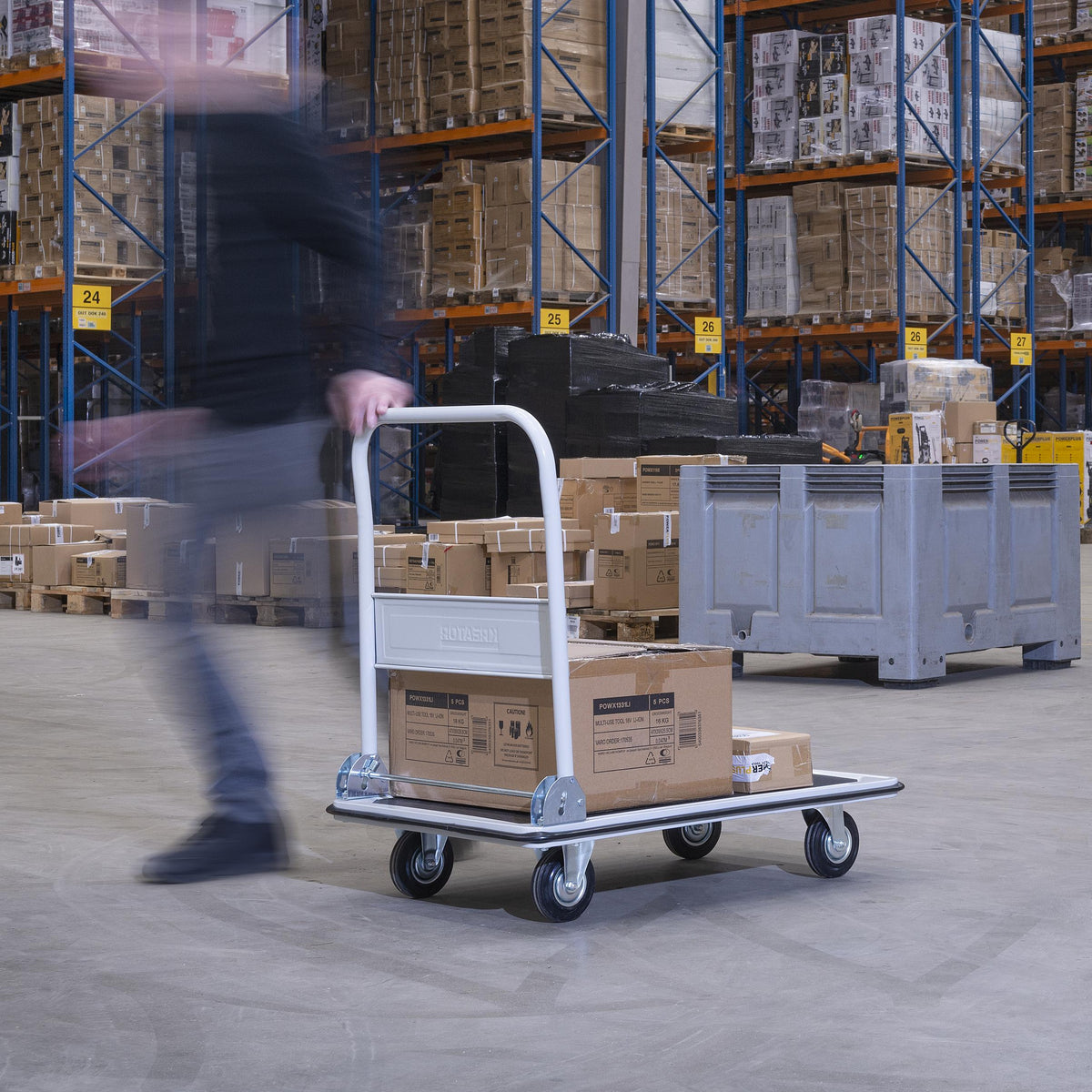 Lager-og transportvogn 300 kg, foldbar