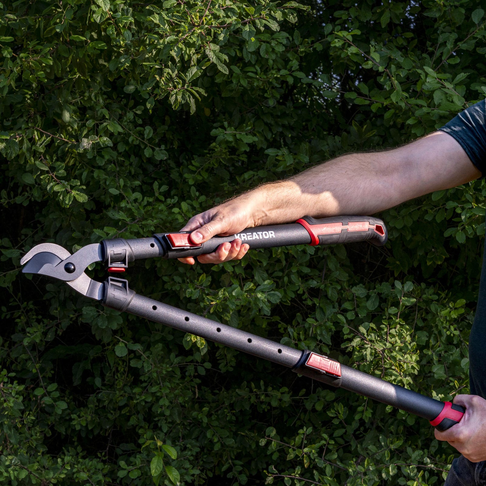 Grensaks med telekopskaft 595-810 mm