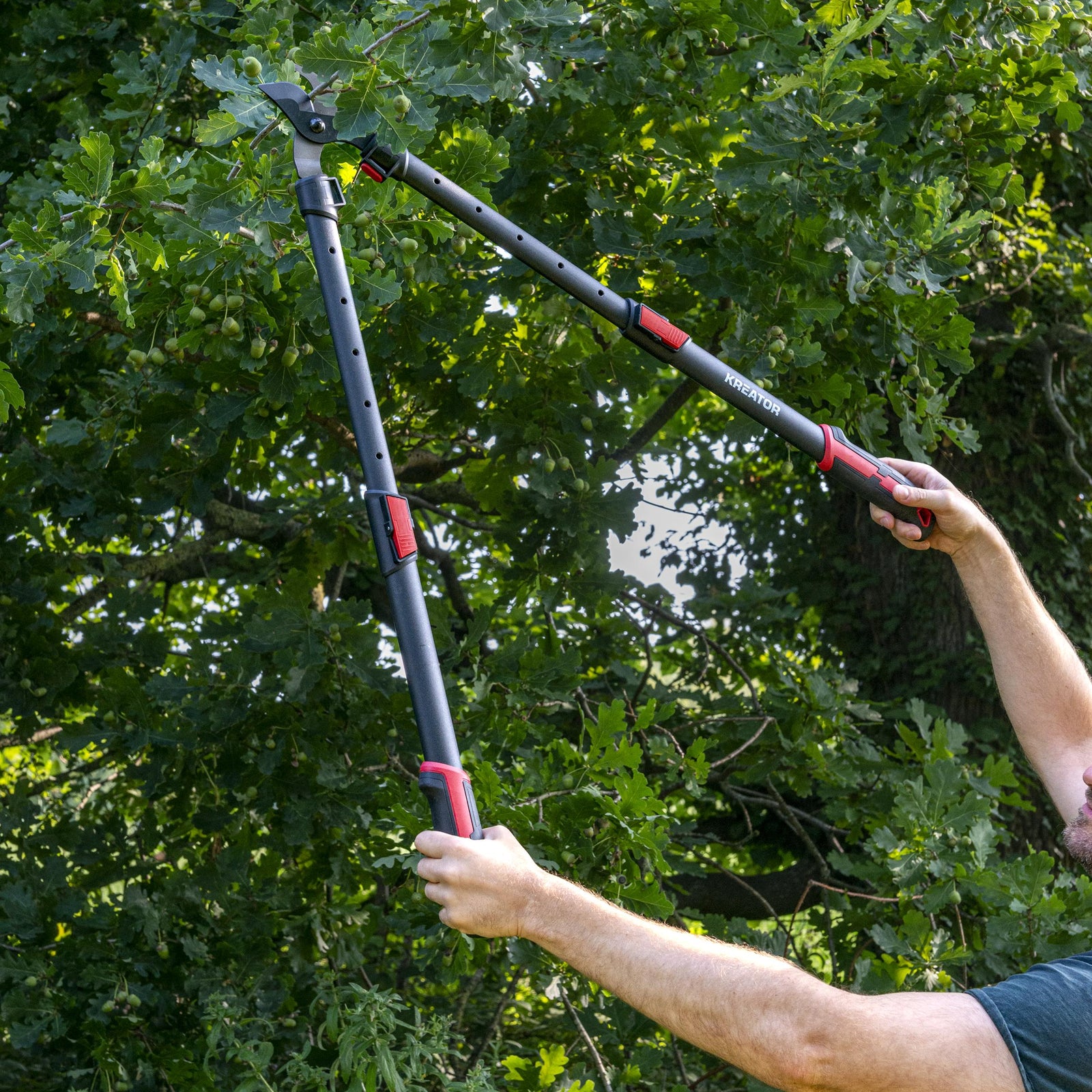 Grensaks med telekopskaft 595-810 mm