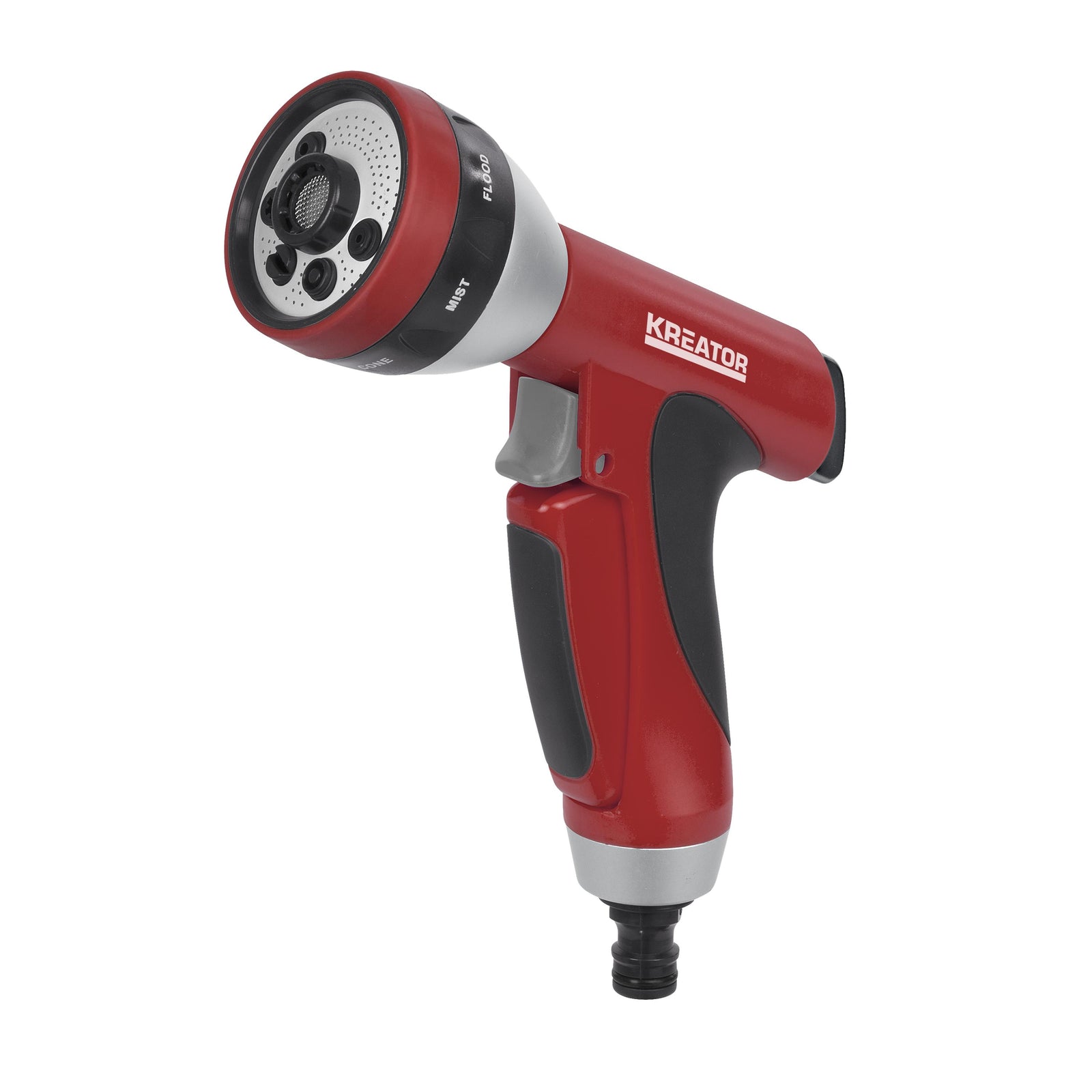 Brusepistol 7 funktioner i aluminium