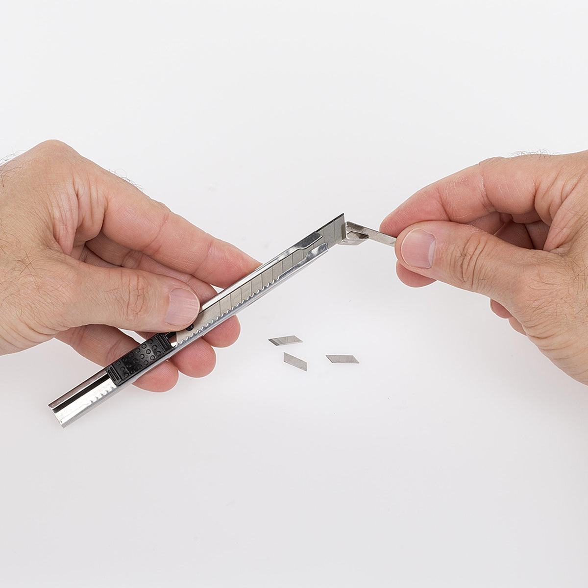 Rustfri hobbykniv 9 mm, knæk af