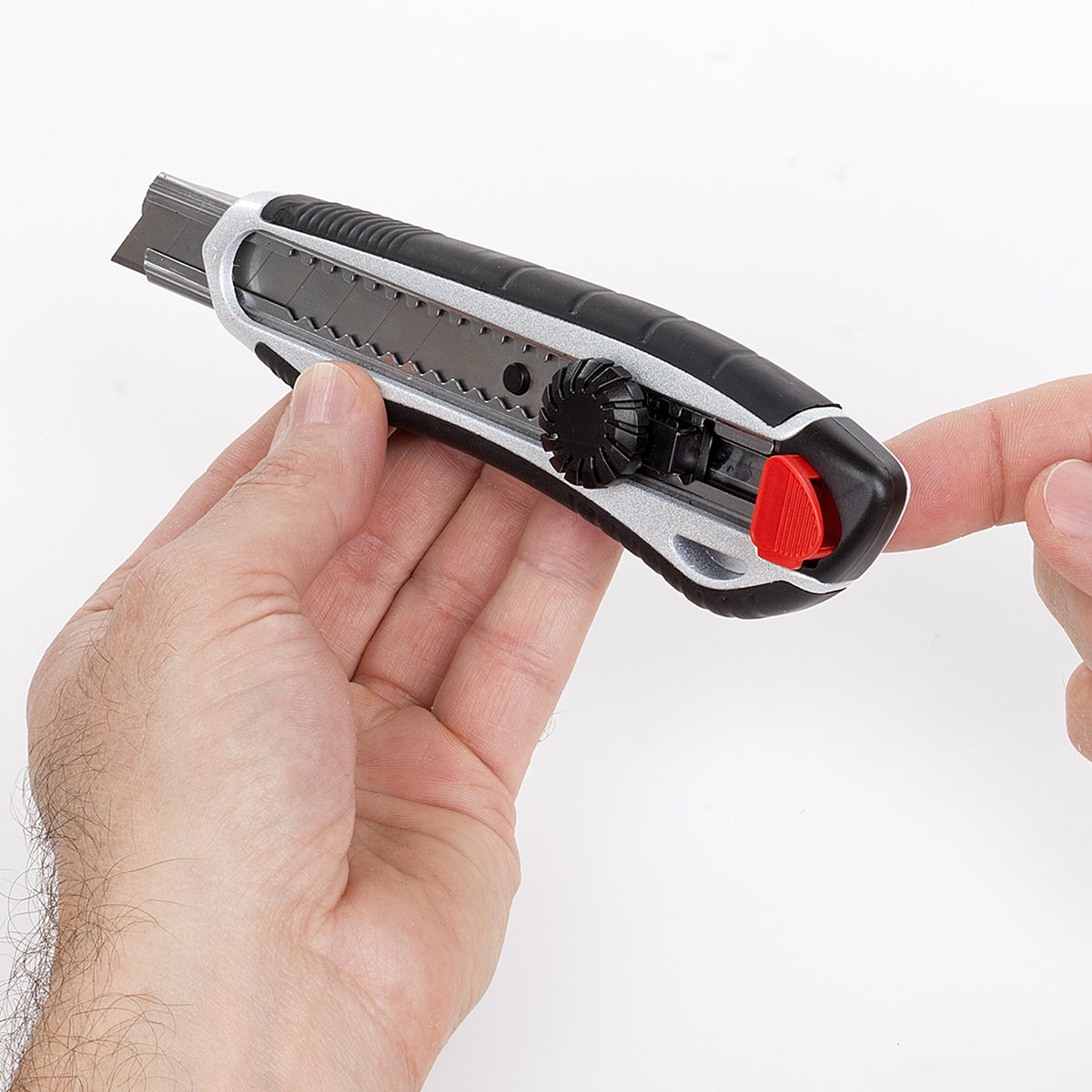 Hobbykniv 18 mm i aluminium,  knæk af