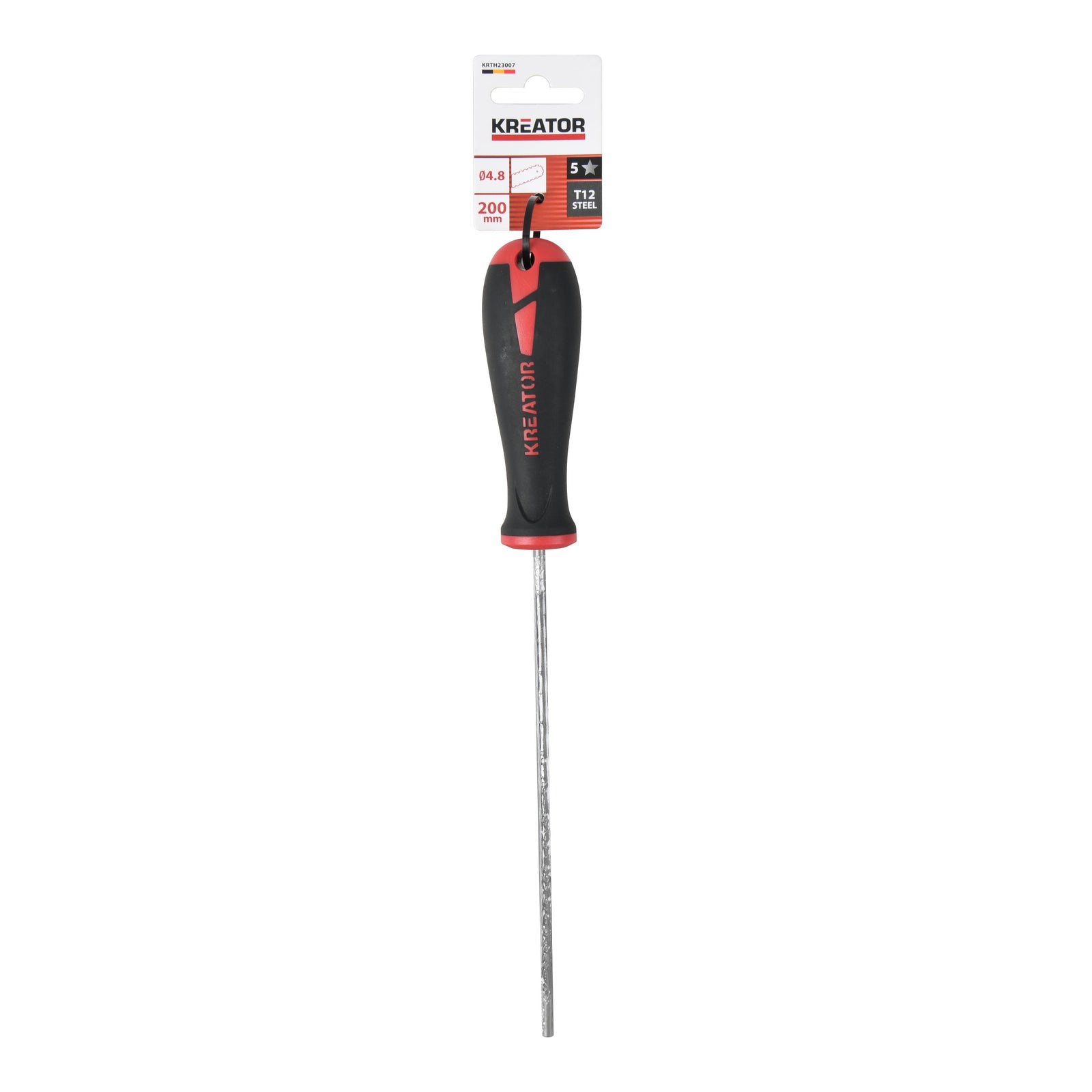 Kædesavfil 4,8x200 mm, med håndtag