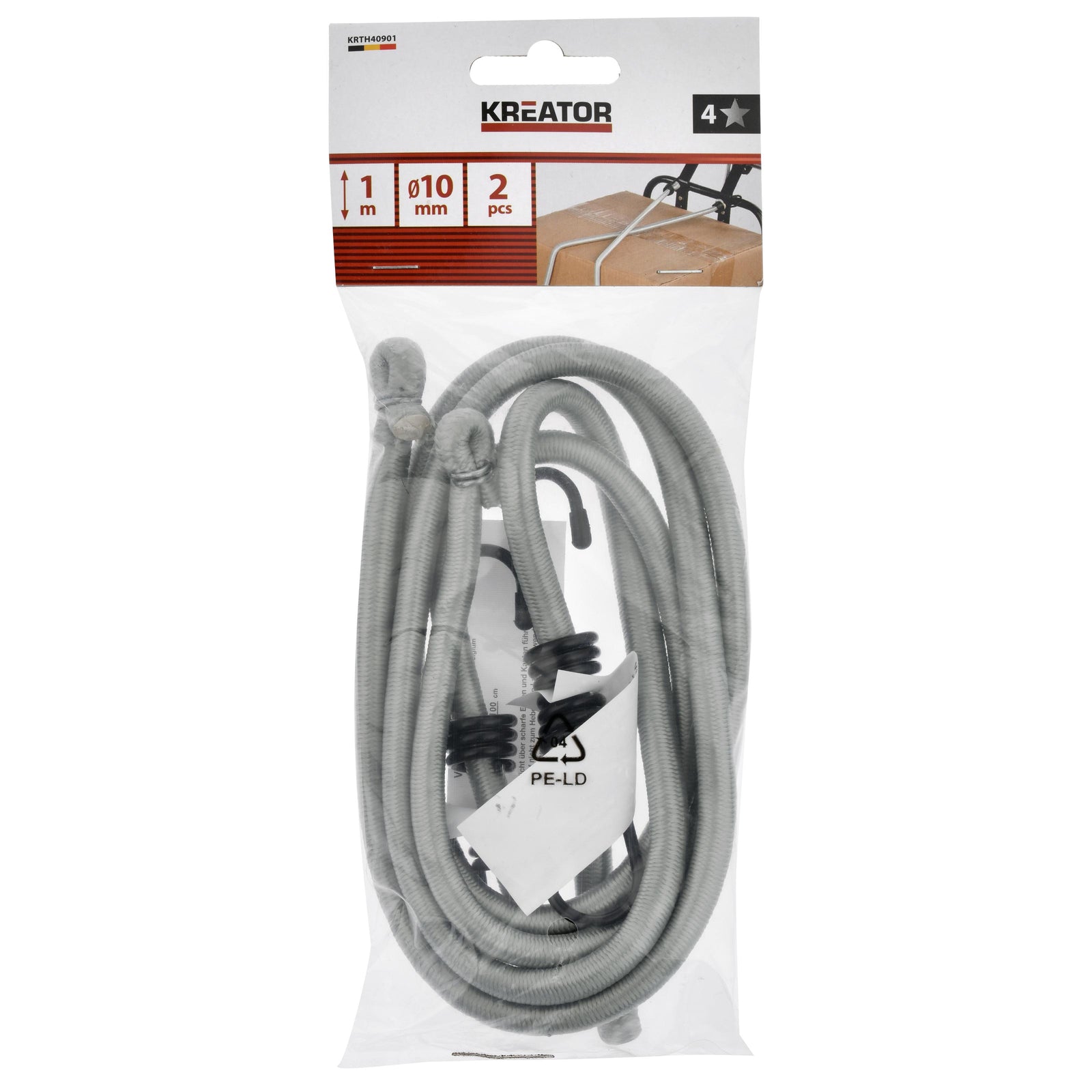 Bagagerem elastiske 2 stk  Ø10 x 100 cm