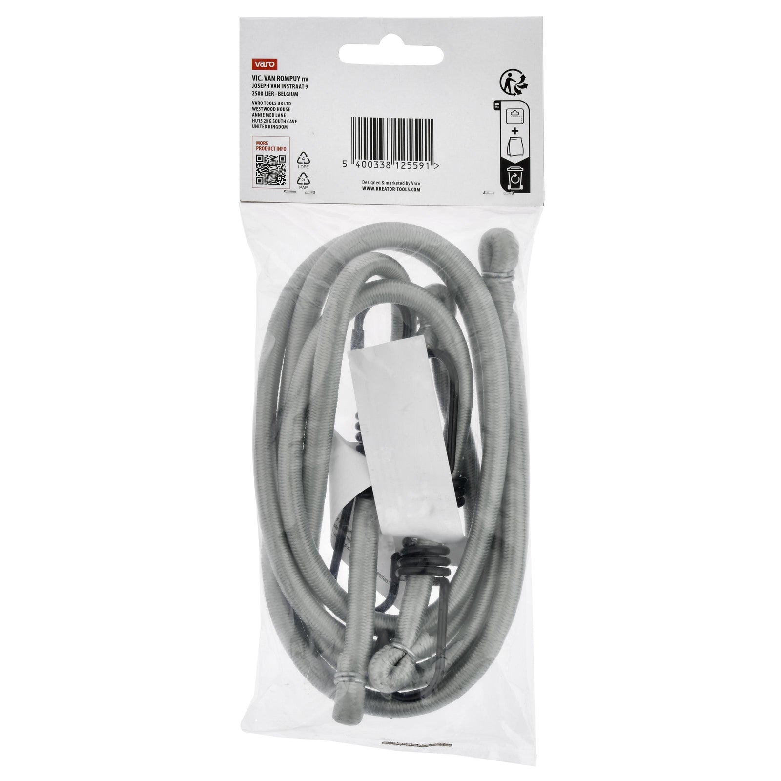 Bagagerem elastiske 2 stk  Ø10 x 100 cm