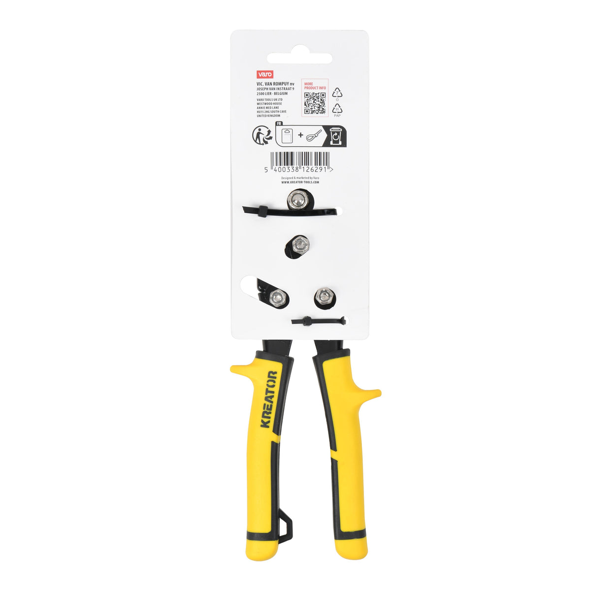 Bliksaks 250 mm lige - 10''